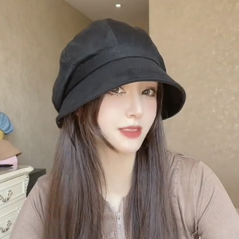 Mũ Tai Bèo Che Mặt Bằng Da Lộn Kiểu Nhật Bản Dễ Phối Đồ