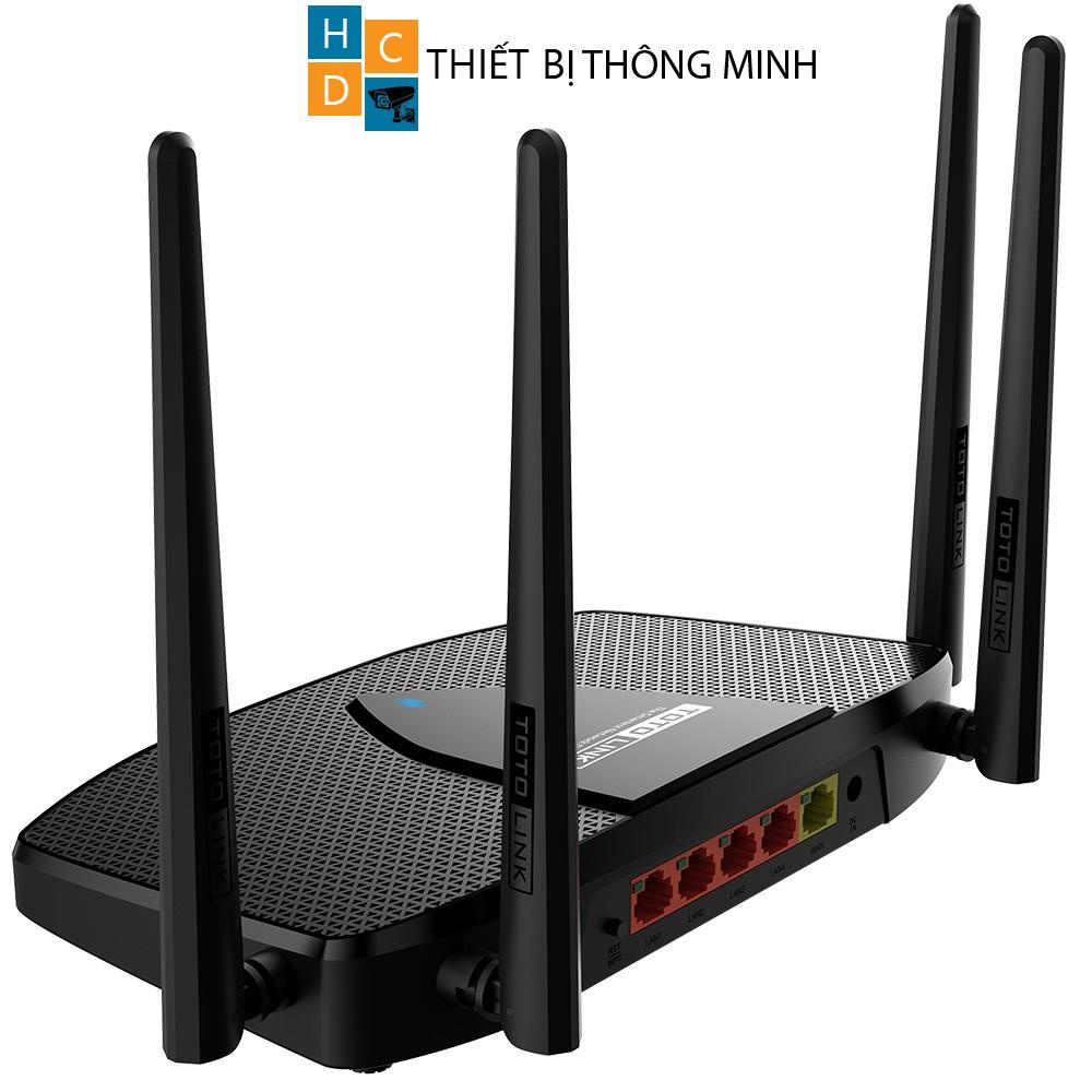 Cục phát wifi router wifi 6 băng tần kép Gigabit AX1800 TOTOLINK X5000R