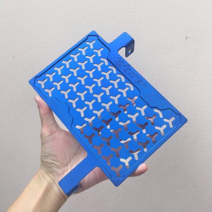 Che két nước Ex155 VVA mẫu hoa văn áo giáp mạnh mẽ cá tính chất liệu nhôm cnc nhiều màu anode cao cấp lựa chọn QU17