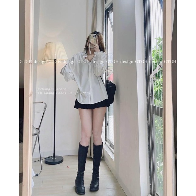 Áo sơ mi trắng bo tay xinh xắn đi làm đi học đều okela nhá ce,thiết kế độc quyền hottgirl shop mẫu mới 2021 | BigBuy360 - bigbuy360.vn