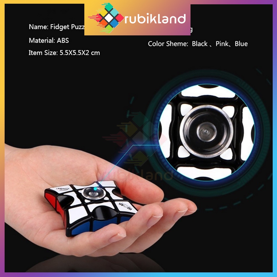 Rubik 1x3x3 QiYi Spinner D-FantiX Fidget Spinner Rubic Biến Thể MoFangGe Đồ Chơi Trí Tuệ Trẻ Em