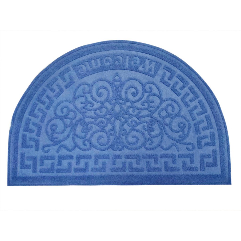 Thảm poli homeeasy H0-51 HÌNH QUẠT  GIAO MÀU NGẪU NHIÊN