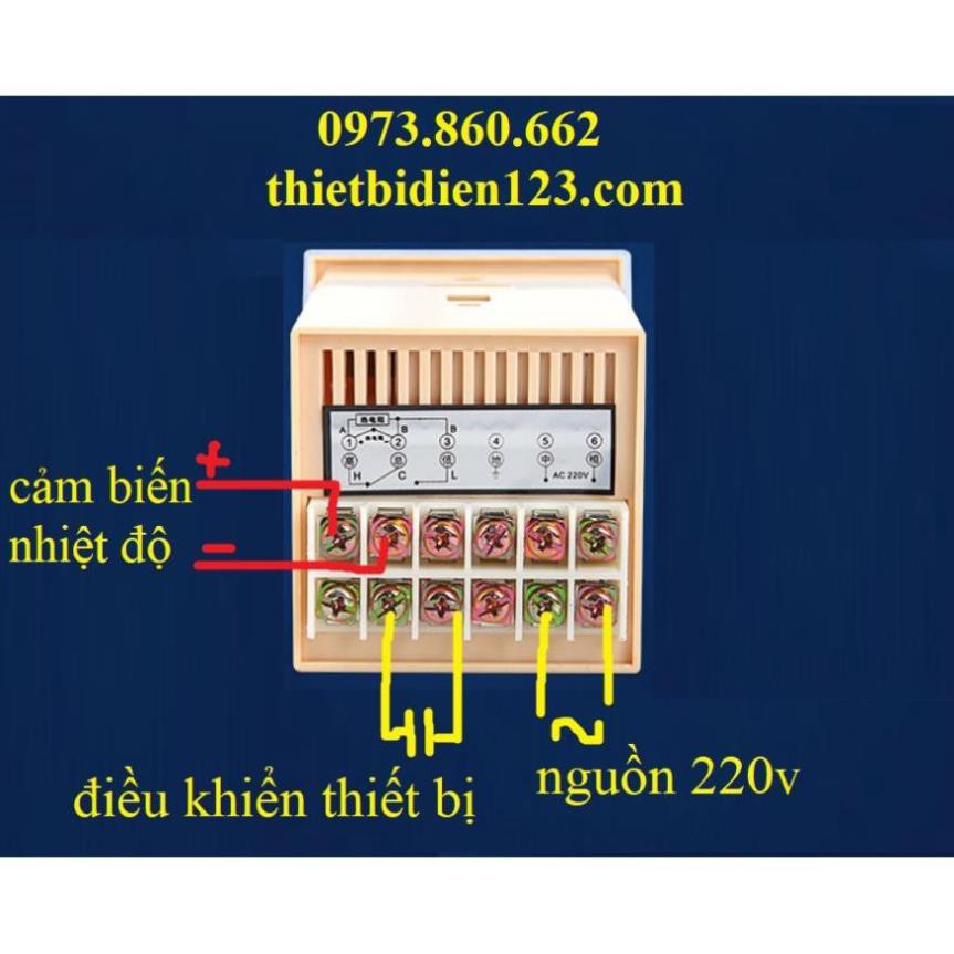 Bộ điều khiển nhiệt độ 0-399 độ C XMTD -TBĐ -Thiết bị điện giá tốt