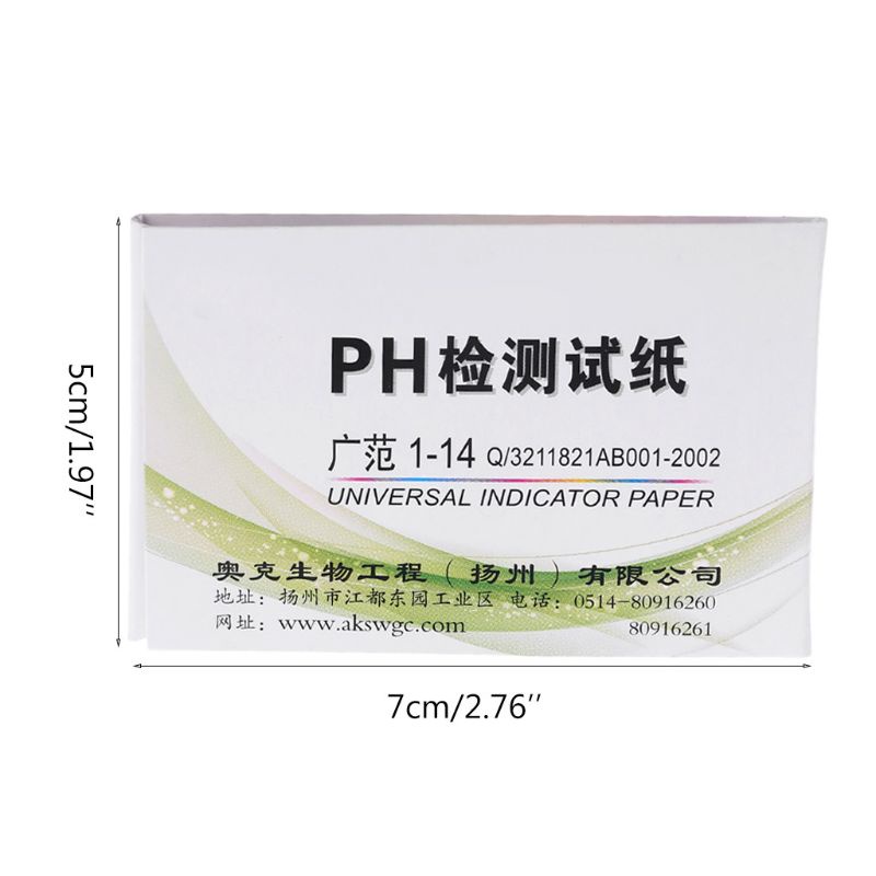 Set 80 Tờ Giấy Kiểm Tra Độ Ph 1-14 Cho Bể Cá