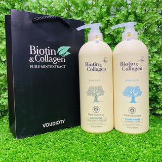 Cặp dầu gội xả biotin collagen trắng giúp phục hồi tóc