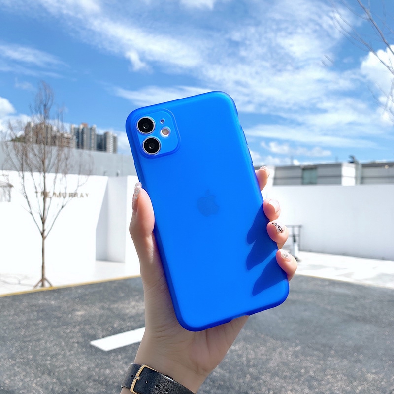 Ốp điện thoại mềm bảo vệ ống kính camera màu dạ quang cho iPhone 12 11 Pro Max X XR XS Max 8 7 Plus + SE 2020