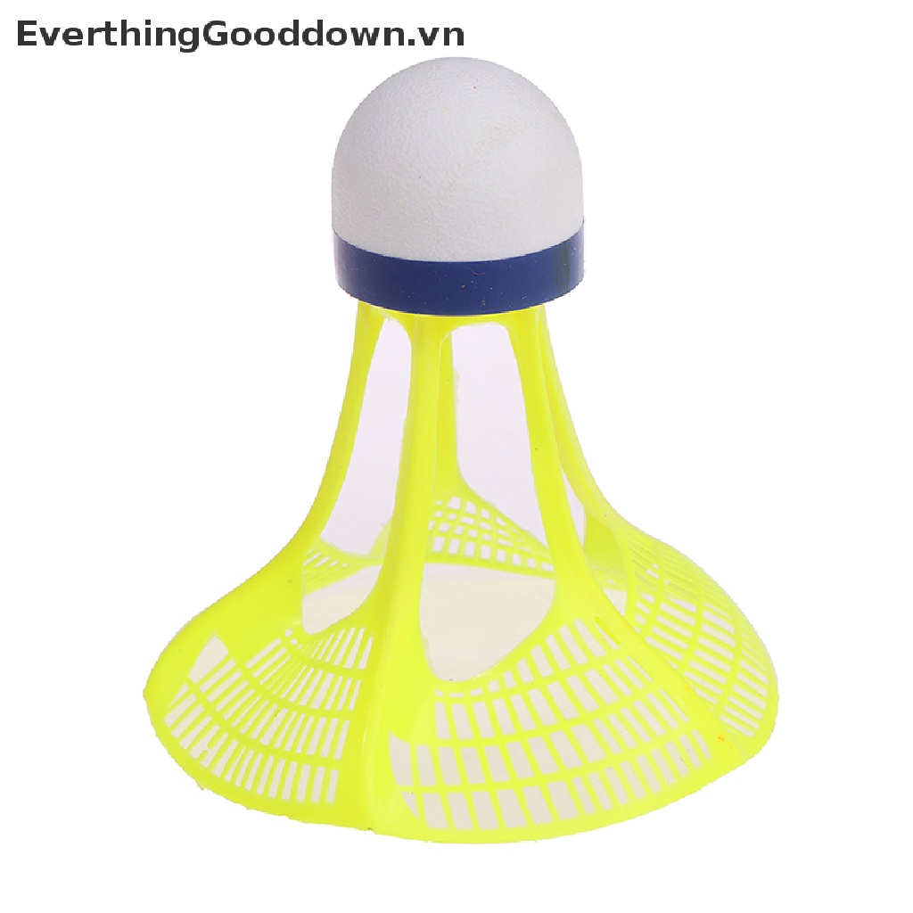 Everthinggooddown Set 3 Trái Cầu Lông Bằng Nhựa Nylon Bền Bỉ Dùng Ngoài Trời