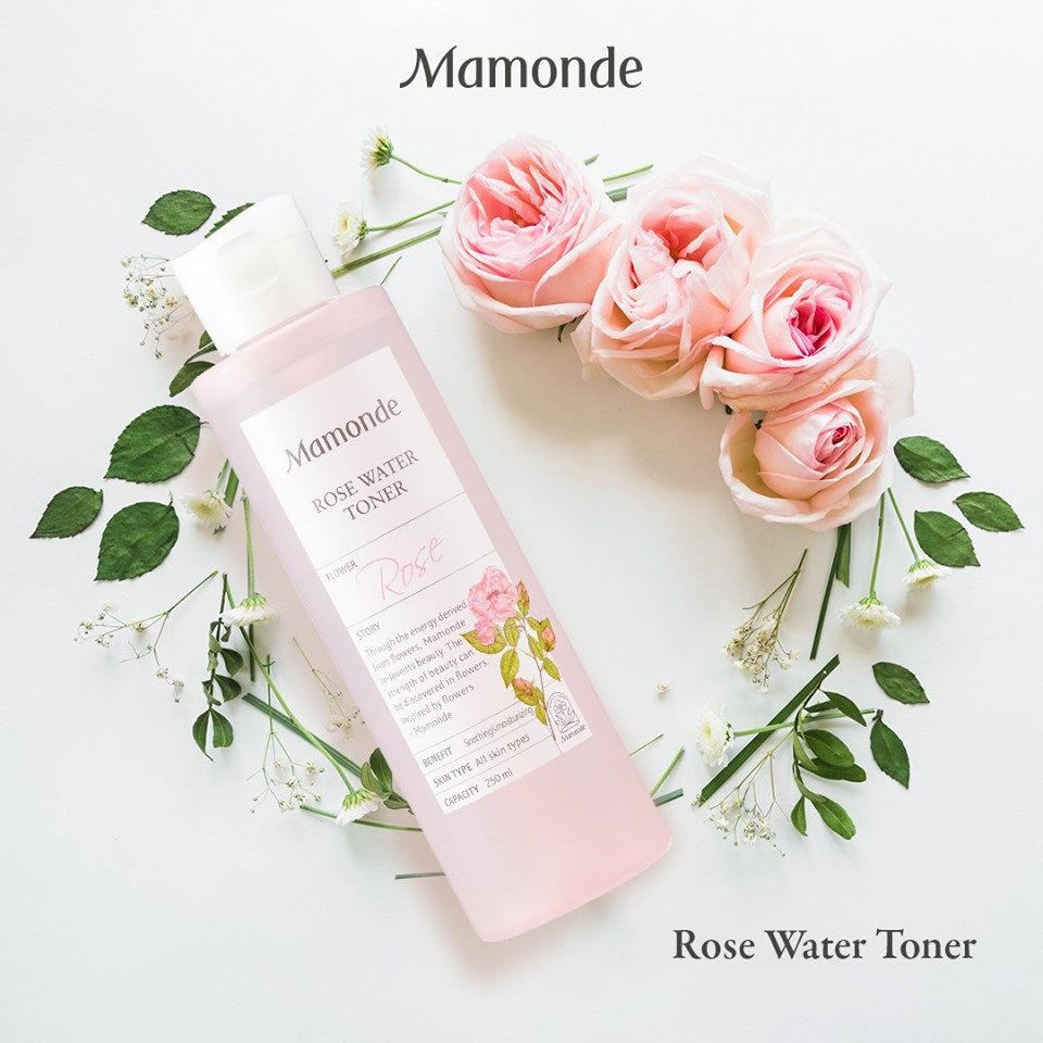 Nước hoa hồng không cồn Mamonde Rose Water Toner 250ml