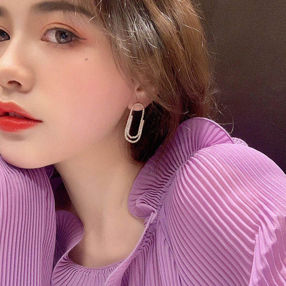 Bông Tai Hình Học Thời Trang Cho Nữ|Đôi Bông Tai Kẹp Giấy Thời Trang Cho Nữ