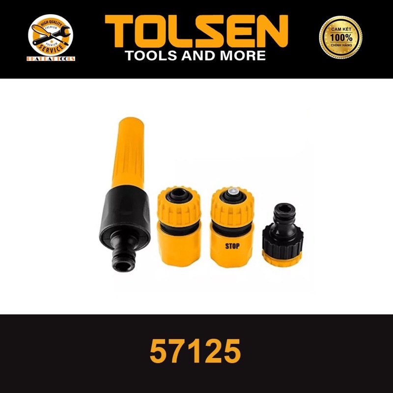 Bộ 4 Đầu Nối Ống 1/2” Tolsen 57125