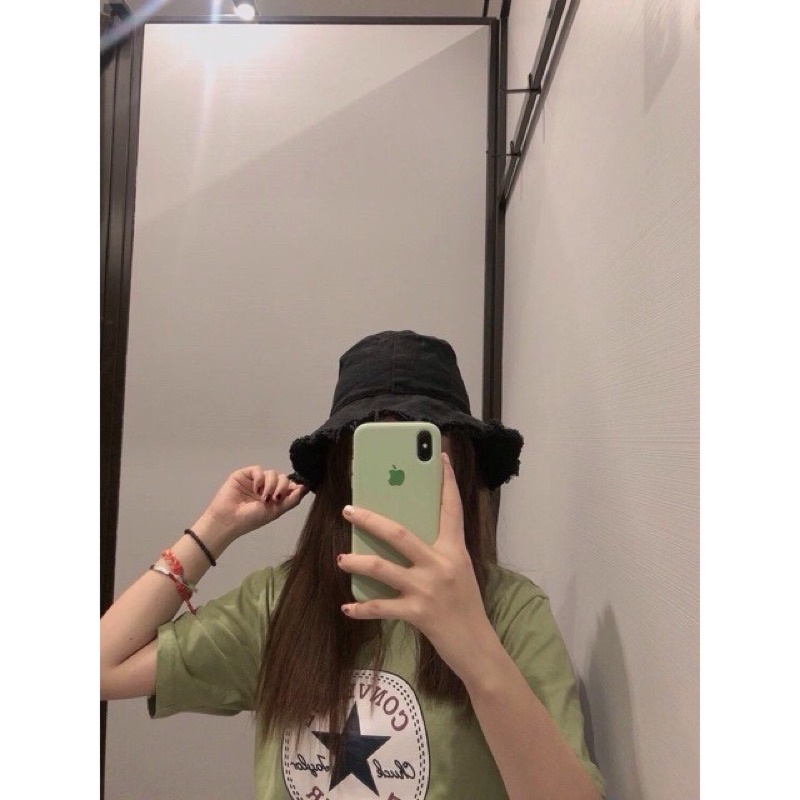 Mũ bucket tai bèo tua rua phong cách ulzzang