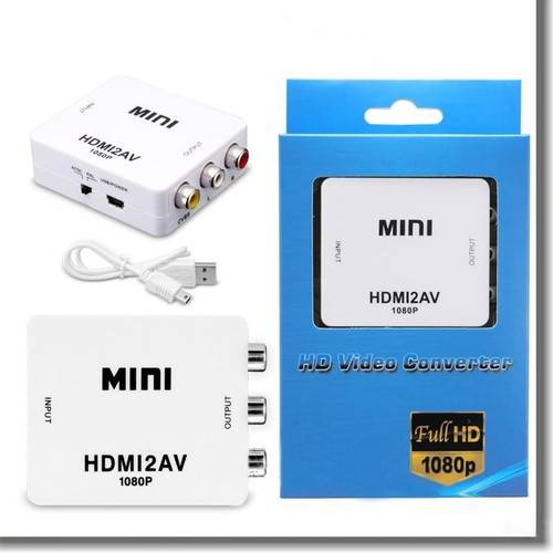 Bộ Chuyển Đổi HDMI Sang AV Full HD 1080 - HD Video Converter - 2AV
