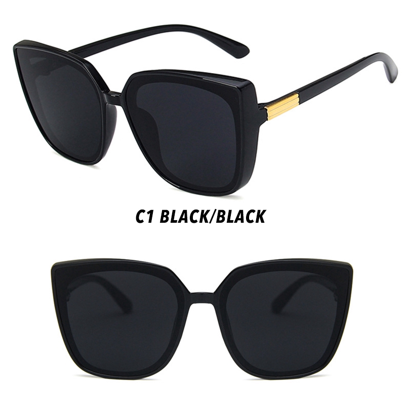 Kính Mát Gọng Vuông Oversize Thời Trang Cho Nam Nữ