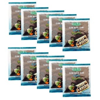 RONG BIỂN LÀM KIMBAP, SUSHI GÓI 10 LÁ