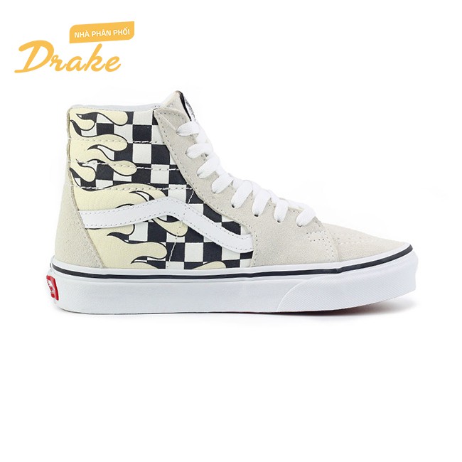 Giày sneakers Vans Sk8-Hi Checker Flame VN0A38GERX7