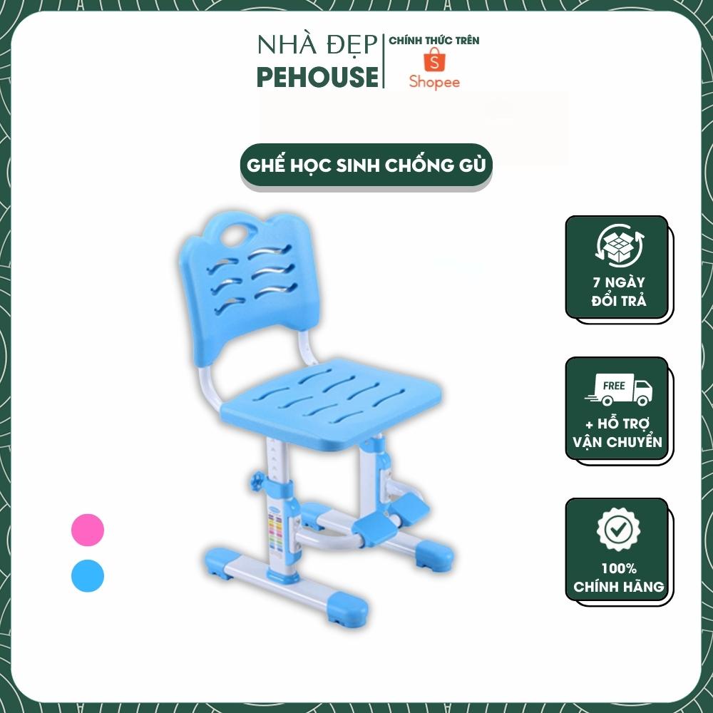 Ghế Học Sinh Thông Minh Cao Cấp Có Gác Chân HS258 Ghế Ngồi Bàn Học Cho Bé Chống Gù Tuỳ Chỉnh Độ Cao