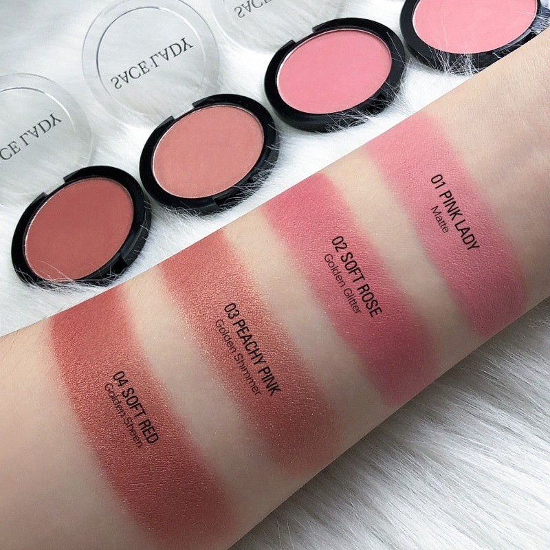 [Hàng mới về] Phấn má hồng dạng nén màu đơn sắc SACE LADY dành cho mọi màu da | BigBuy360 - bigbuy360.vn