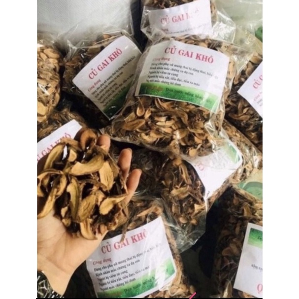 1Kg Củ gai khô giúp an thai cực tốt( mới,sạch,ngon)