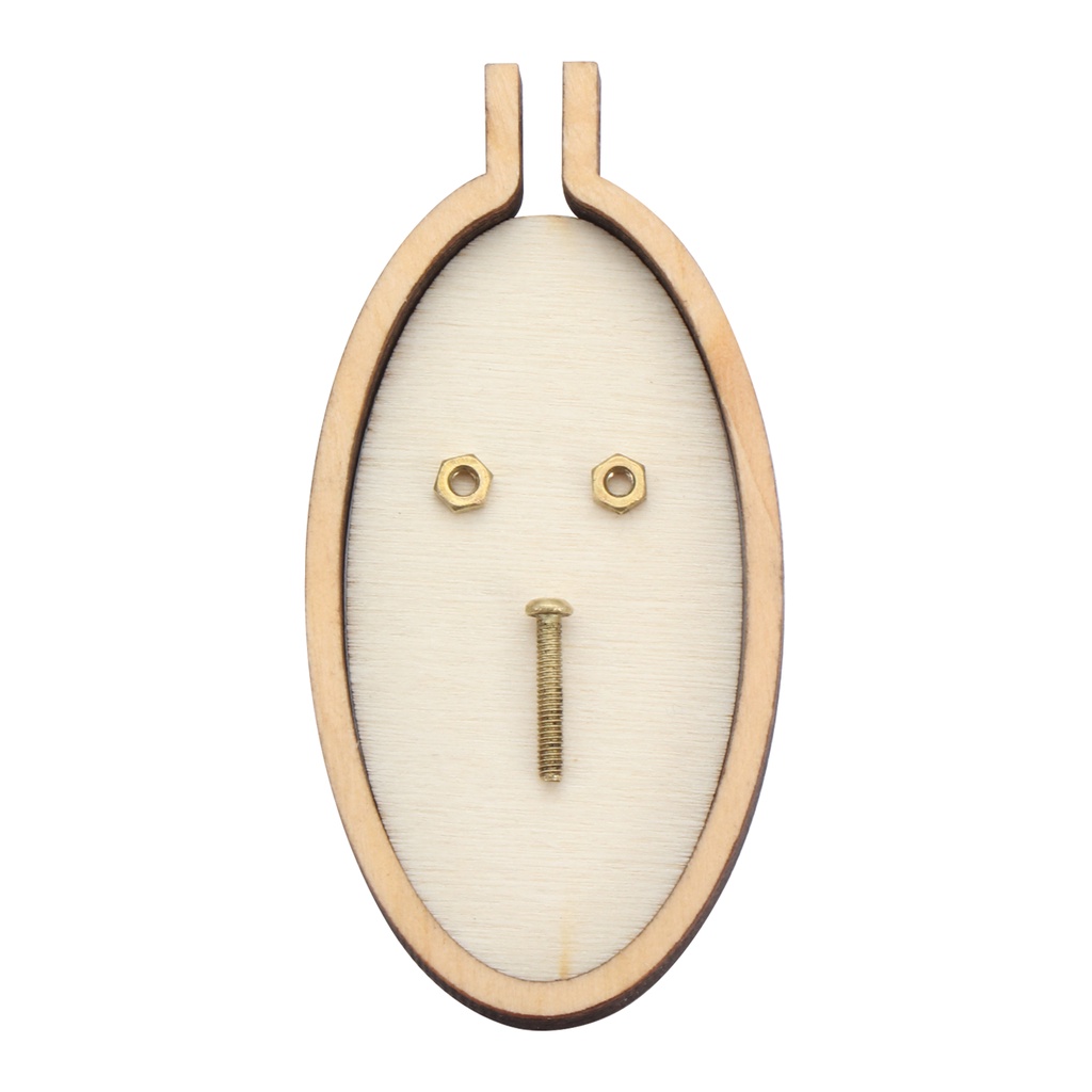 Khung tròn mini bằng gỗ dùng thêu tranh chữ thập DIY