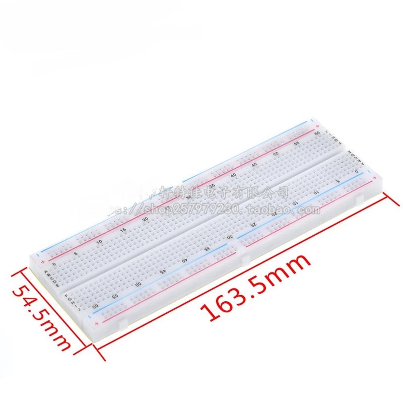 Test board, bread board 165x54mm 830 lỗ loại thường