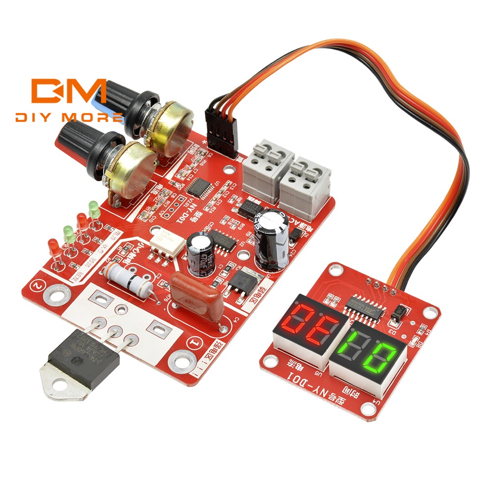 DIYMORE  NY-D01 Bảng Mạch Điều Khiển Dòng Điện Kỹ Thuật Số 40a Stm8 Máy hàn điểm xung đơn