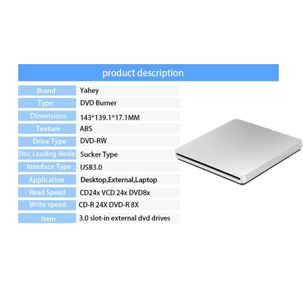 Ổ đĩa CD DVD kết nối USB cho Apple MacBook Air Pro