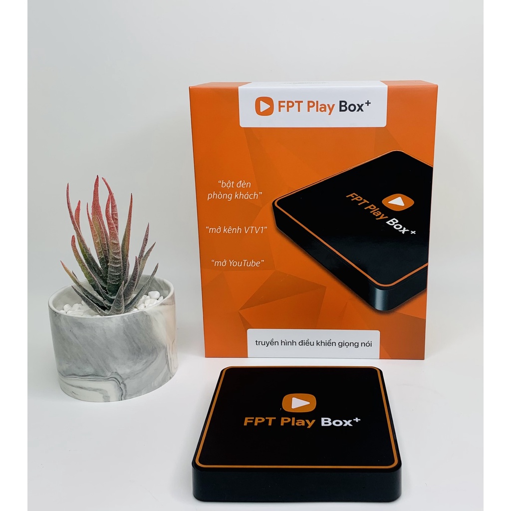 Android Tivi Box FPT Play Box+ 2021 2GB S550/T550 Hệ Điều Hành Android TV10 Hỗ Trợ 4K Tích Hợp Điều Khiển Bằng Giọng nói