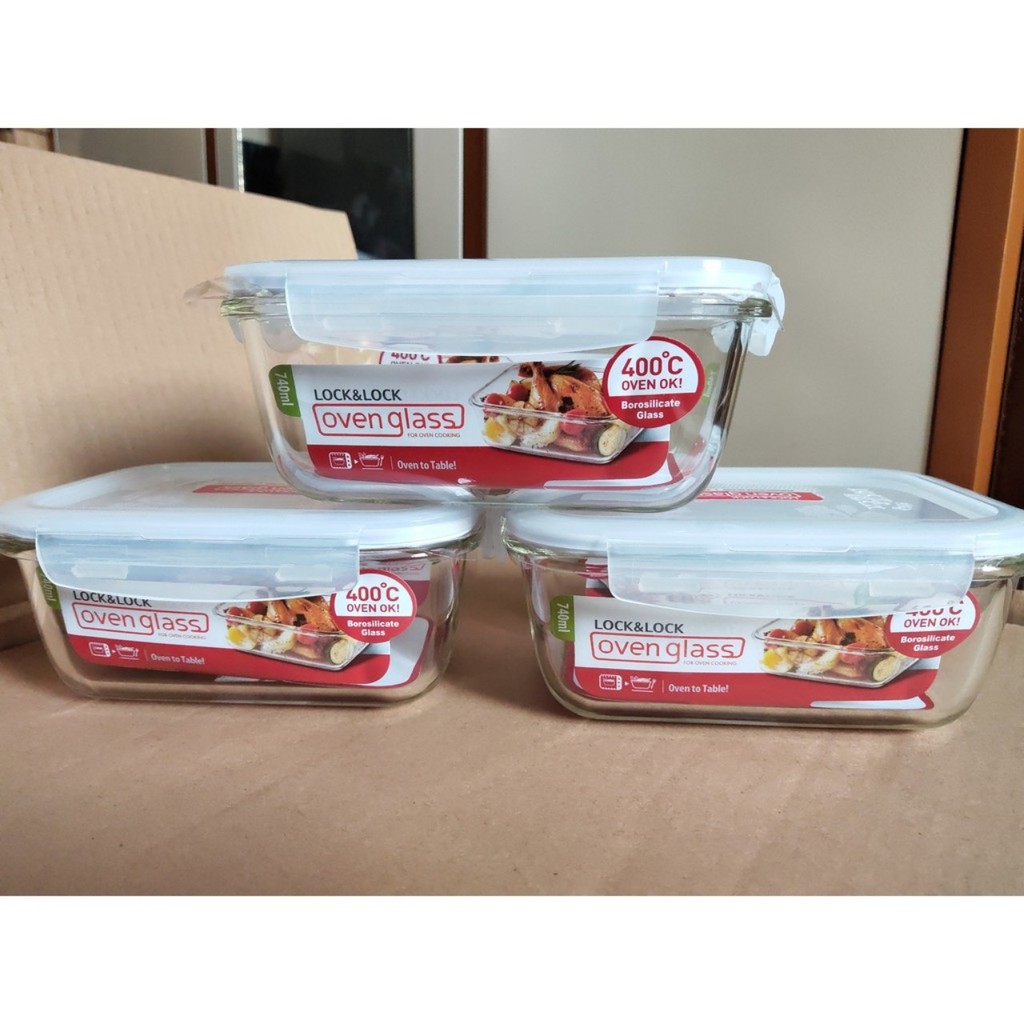 Hộp thủy tinh Lock Lock chịu nhiệt 740ml