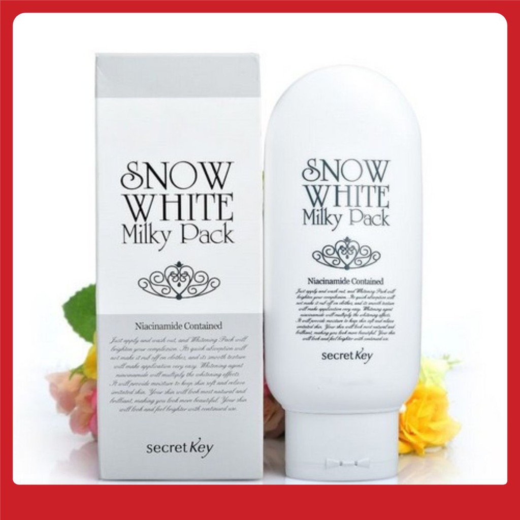 KEM DƯỠNG TRẮNG DA TOÀN THÂN Secret Key Snow White Milky Pack 200g