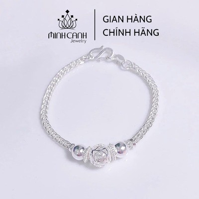 Lắc Bạc Trẻ Em Họa Tiết Bi Kim Tiền - Minh Canh Jewelry