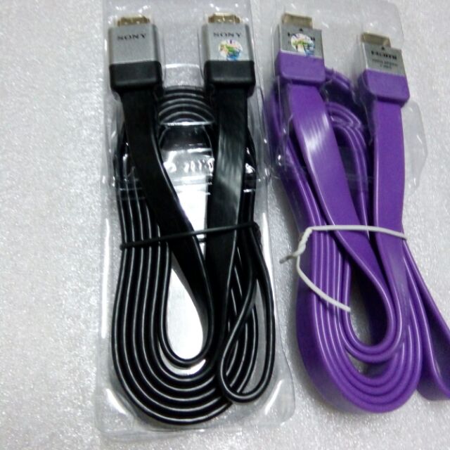 Dây Cáp tín hiệu HDMI Sony 2m chuẩn HDMI 1.4 độ phân giải cao full HD tới 1080p hình ảnh được hiển thị cách rõ nét