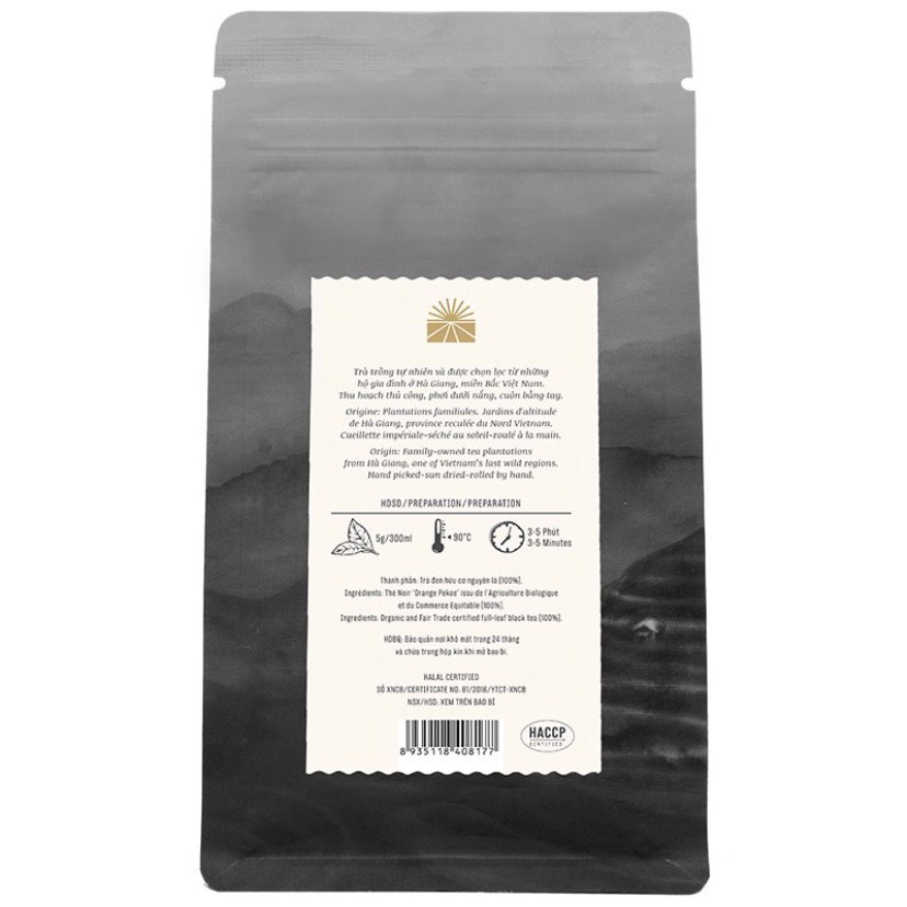 Trà Đen Hữu Cơ Organic Folliet 100gr | BigBuy360 - bigbuy360.vn