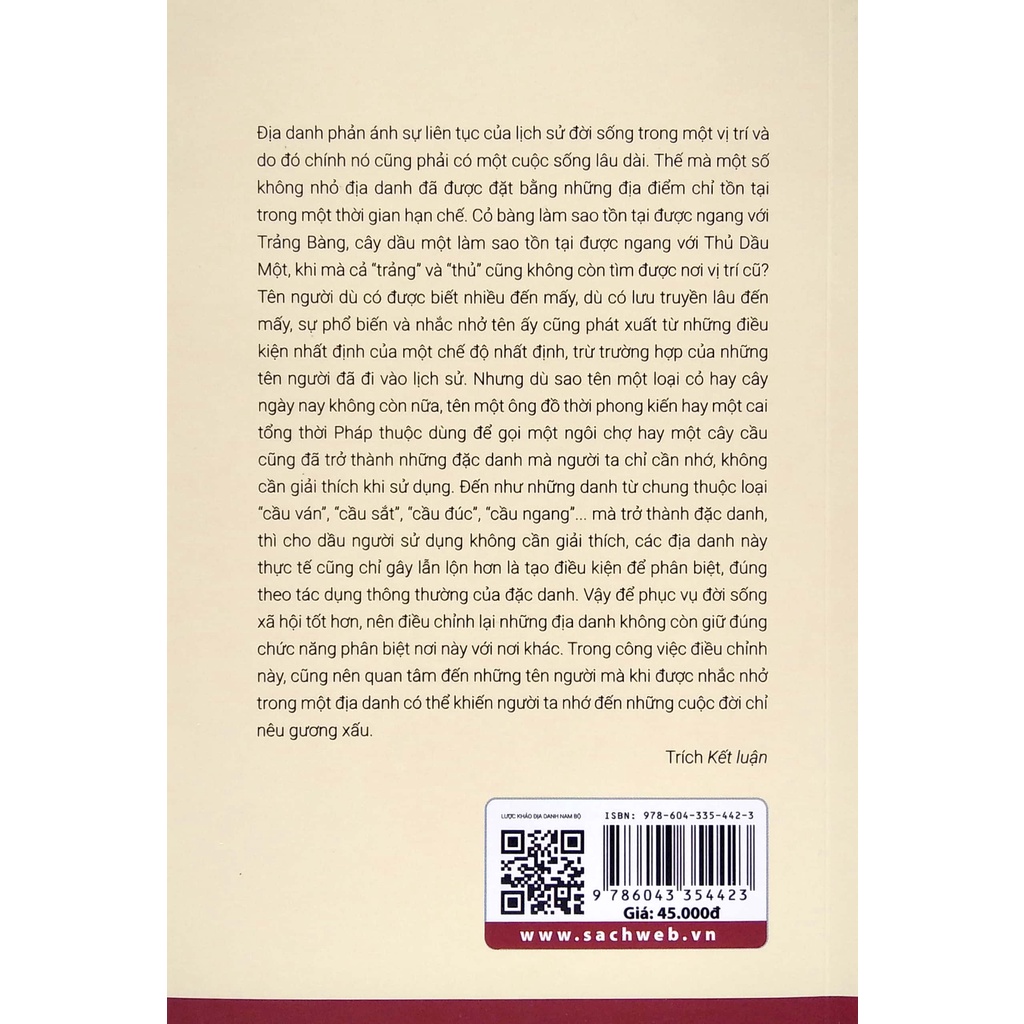 Sách Lược Khảo Nguồn Gốc Địa Danh Nam Bộ