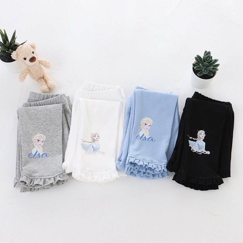 xả kho - COMBO 3 QUẦN  3mau ELSA LOE_ BÓ cho bé yêu cực xinh