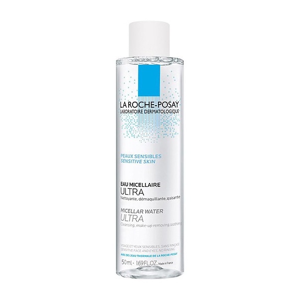 Nước Tẩy Trang La Roche Posay Micellar Water Ultra Sensitive Skin làm sạch sâu cho da nhạy cảm (50ml)
