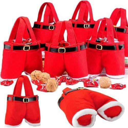 Túi Đựng Kẹo Hình Quần Ông Già Noel