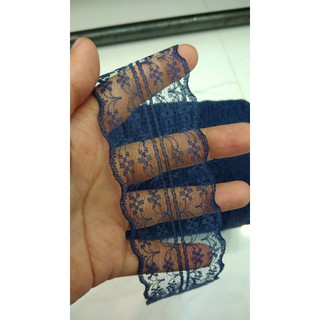 Ruy băng ren polyester mỏng kích thước 4.2cm cuộn 5m