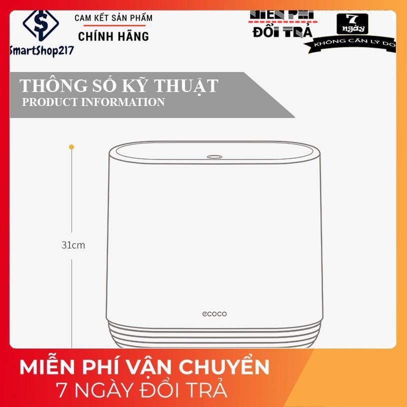 FreeShip Thùng Rác Thông Minh Cao Cấp - Thương Hiệu Nhật Bản Ecoco