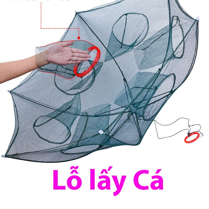 Lồng Bát Quái Bắt Cá, Tôm, Cua, Lươn, Trạch [Loại 1] [LO1]