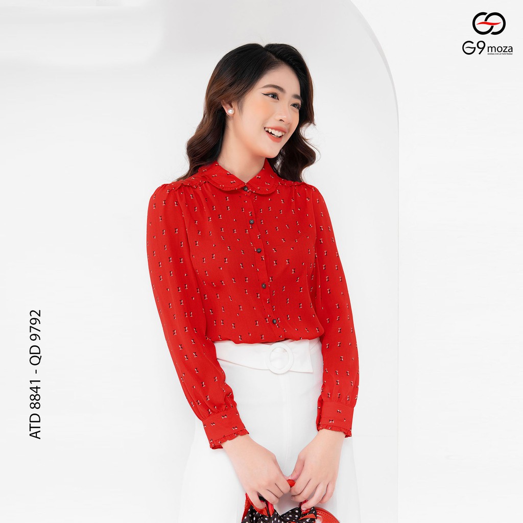 Áo tay dài 8841 G9moza với chất liệu Lụa vân tạo phong cách trẻ trung và năng động