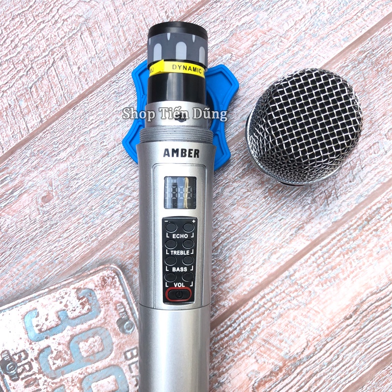 Micro Karaoke Đa Năng Amber Z1 Chỉnh Vang Echo Bass Âm Lượng Phù Hợp Cho Các Loa Không Có Các Chức Năng Chỉnh Chính Hãng