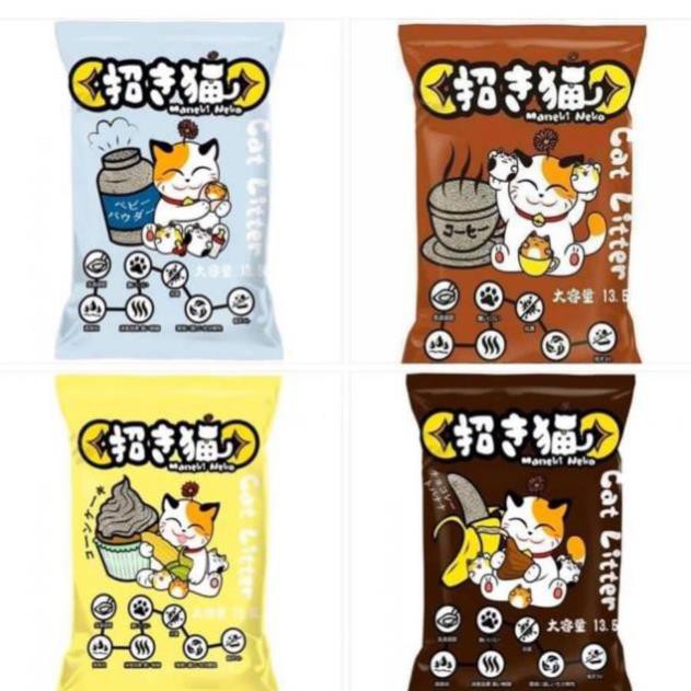 Cát Vệ Sinh Cho Mèo Maneki Neko Cho Mèo 5L - Cát Neko siêu tiết kiệm không bụi