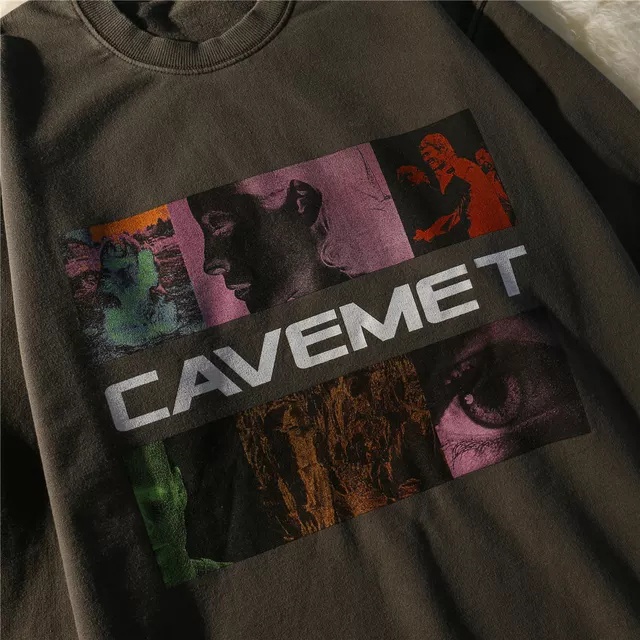 Áo Sweater Tay Dài Dáng Rộng Phong Cách Vintage Mỹ Dành Cho Nữ | BigBuy360 - bigbuy360.vn