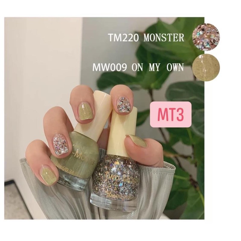 Set 2 lọ sơn móng tay two monso