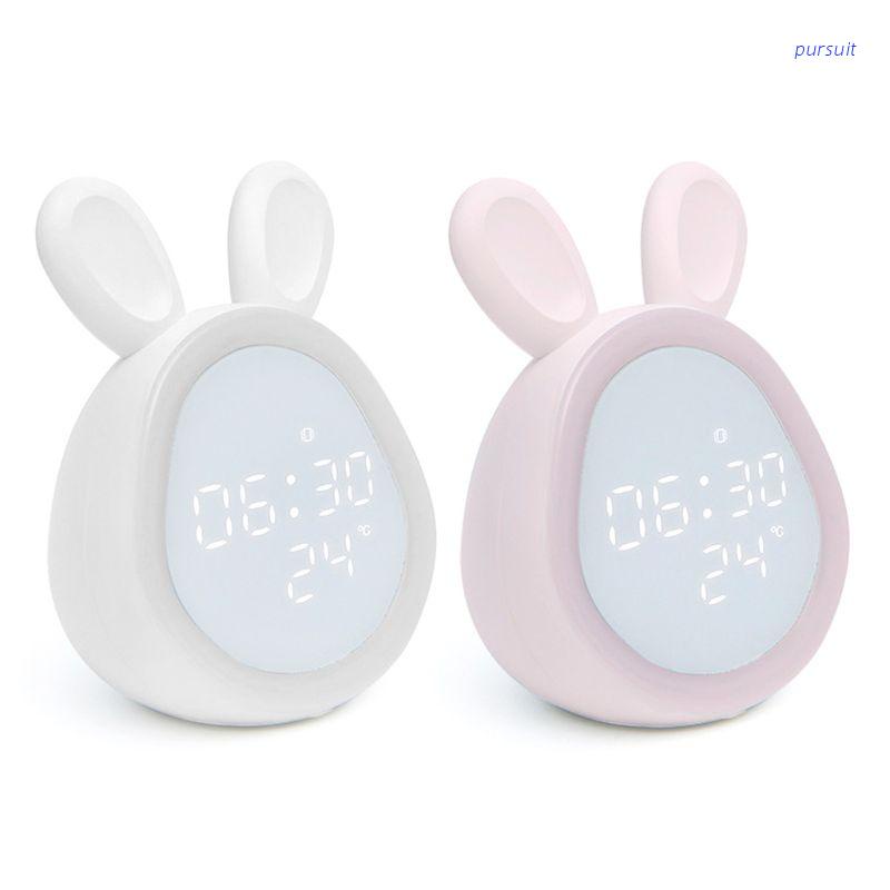 Đèn ngủ LED kết nối bluetooth có đồng hồ báo thức và điều khiển bằng giọng nói
