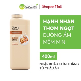 Sữa tắm dưỡng da Dicora Urban Fit Almonds & Nuts Vitamin B 400ml - BioTopcare Off thumbnail