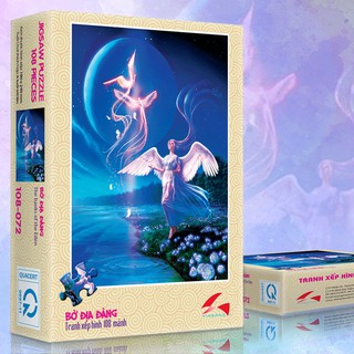 Tranh xếp hình Tia Sáng Jigsaw Puzzle 108 mảnh phát triển trí tuệ cho bé - Bờ địa đàng - MSP: 108-072
