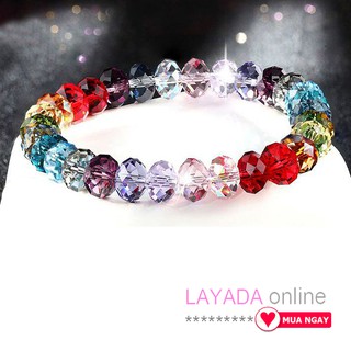 Vòng tay pha lê cầu vòng style hàn quốc vtpl-150169