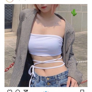 ÁO ỐNG CỘT DÂY EO