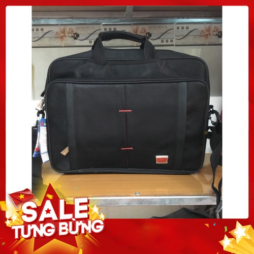 -Hàng nhập khẩu 40x30cm Cặp Đa Năng (10 ngăn) - Vải siêu dày vách ngăn 3 lớp Loại Lớn Đi Học Đi Làm Nam Nữ Cao Cấp Giá R